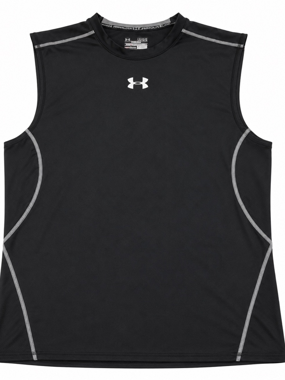 Under Armour HeatGear Compression Tank Top Men’s XL Black Sleeveless Gym
